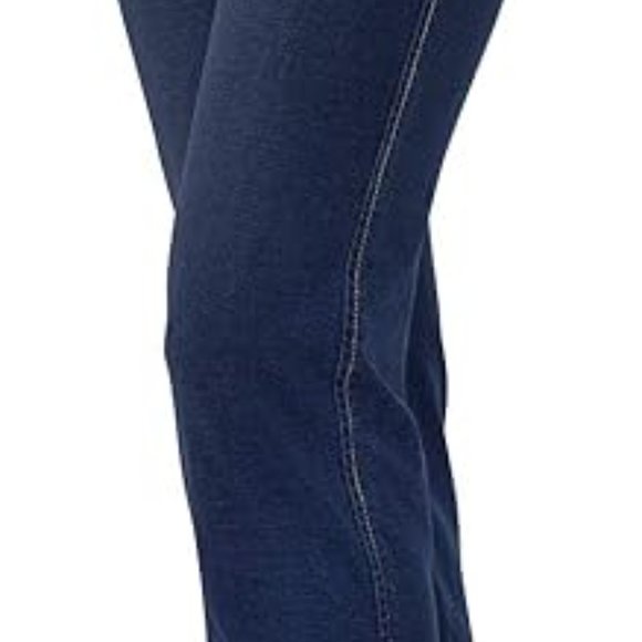 PajamaJeans Women's Capris - Women's Denim Capris - Indigo-Large - Picture 6 of 7